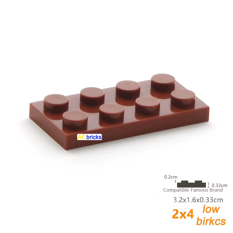 Bloques de construcción educativos DIY compatibles con ladrillos 2x4