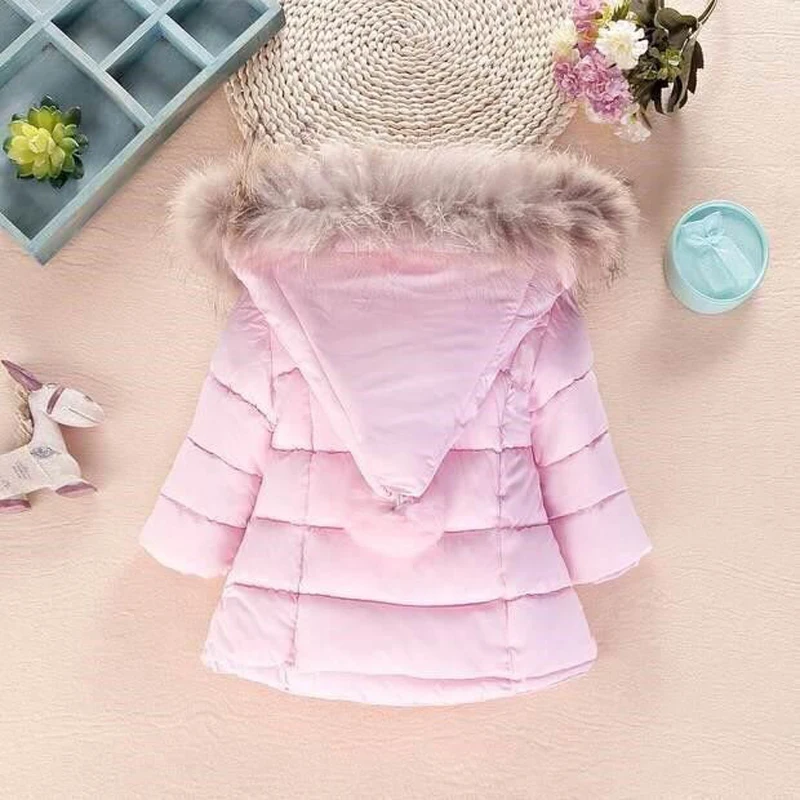 Abrigo infantil acolchado estilo japonés de algodón cálido - imagen 2