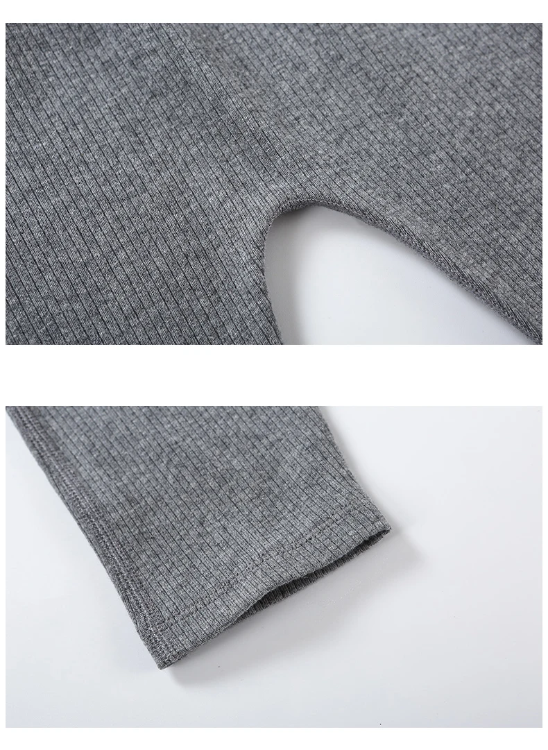 Pantalones de algodon para bebe con lazo - acanalados y elasticos - imagen 5