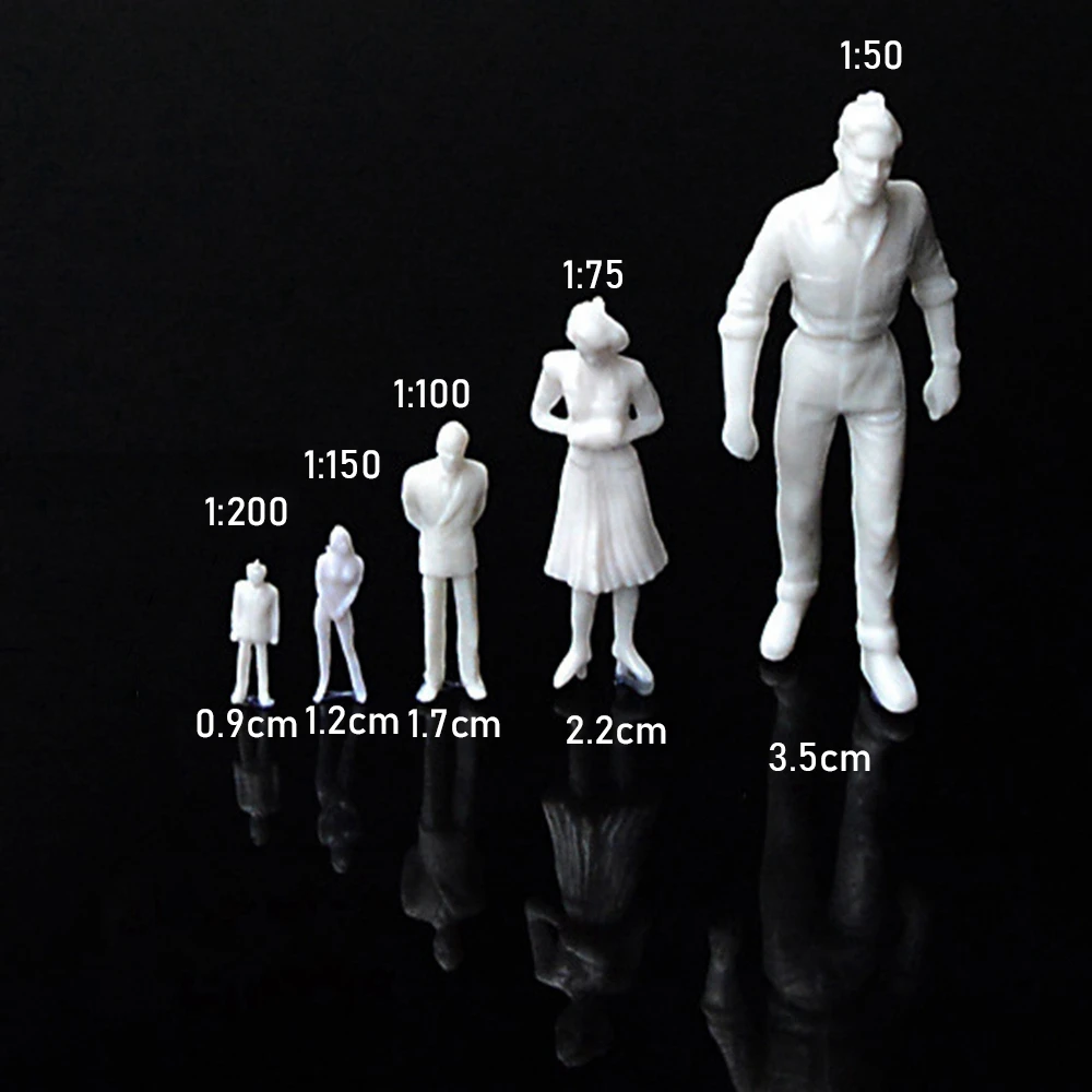 Figuras miniaturas de plástico ABS para niños – Modelos a escala 1:50-1:200 - imagen 5