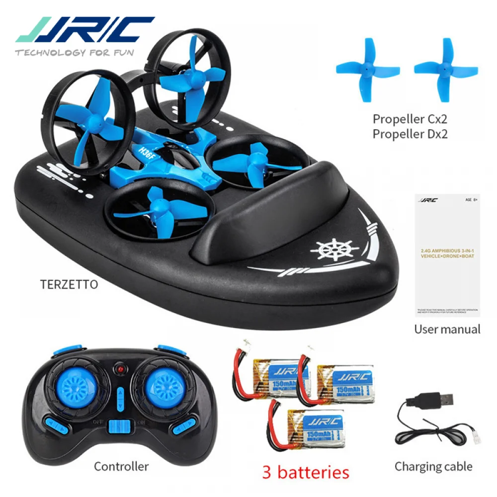 Dron RC JJRC H36F teledirigido para niños: fácil de pilotar