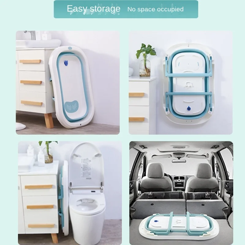 Bañera con accesorios de baño