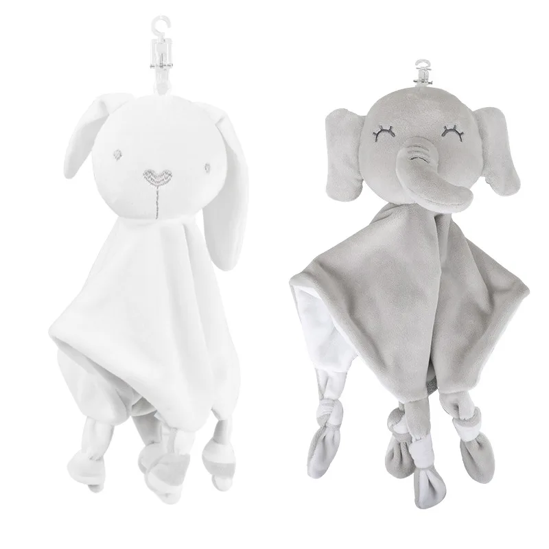 Peluche de elefante infantil con edredón suave