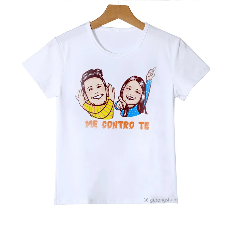 Camiseta infantil Me Contro Te – Manga corta con estampado musical - imagen 3