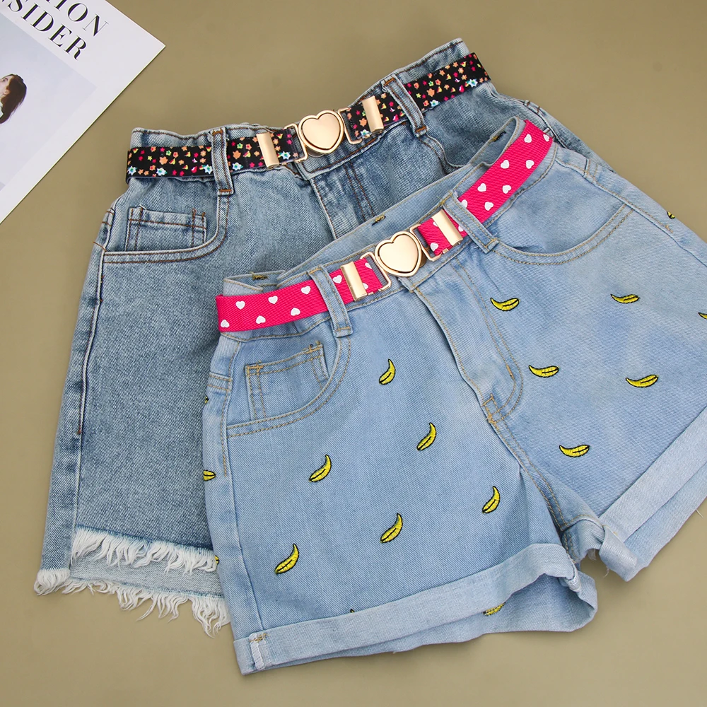 Cinturón elástico infantil con corazón – Complemento para vestidos - imagen 4