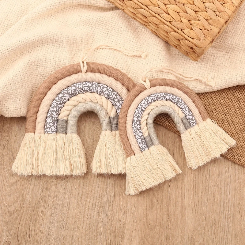 Colgante de macramé para decorar la habitación del bebé - imagen 5