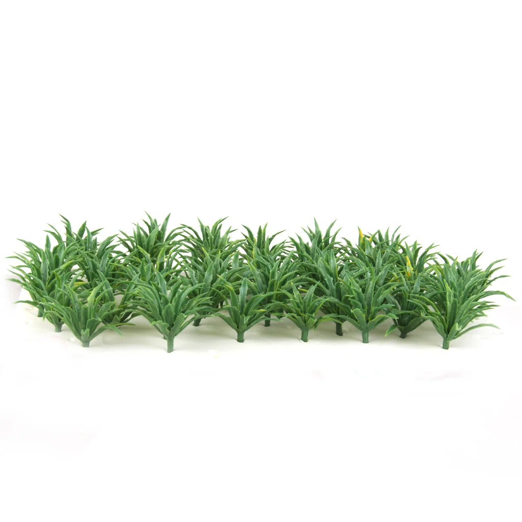 Árboles y arbustos verdes para maquetas