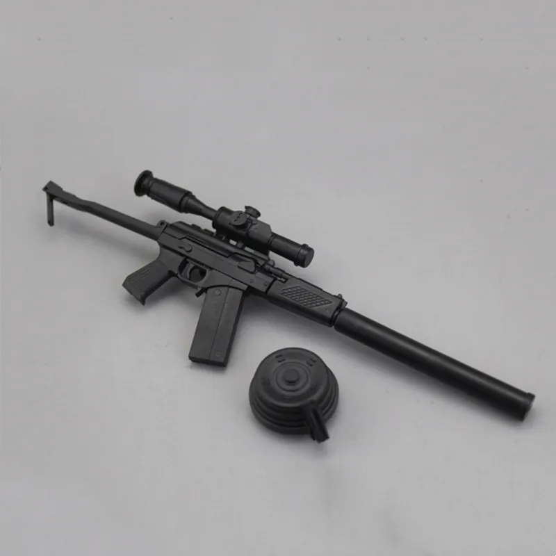 Kit montaje rifle asalto plástico para soldaditos infantiles - imagen 3