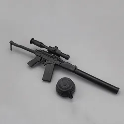 Kit montaje rifle asalto plástico para soldaditos infantiles