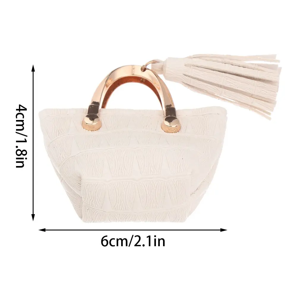 Bolso de cuero miniatura para muñeca – Accesorio de moda infantil - imagen 5
