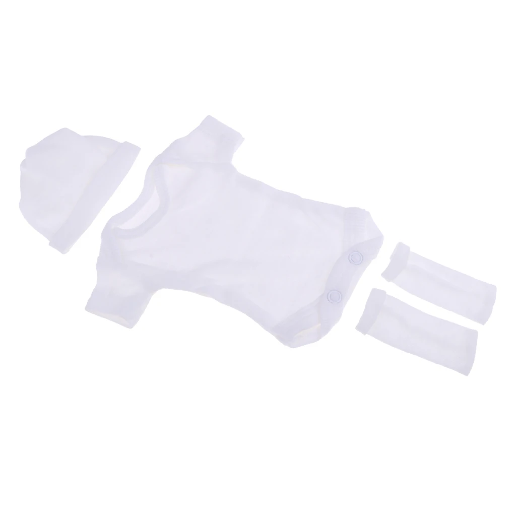 Pelele de manga corta para muñeca Bebé – Vestido DIY con accesorios - imagen 5