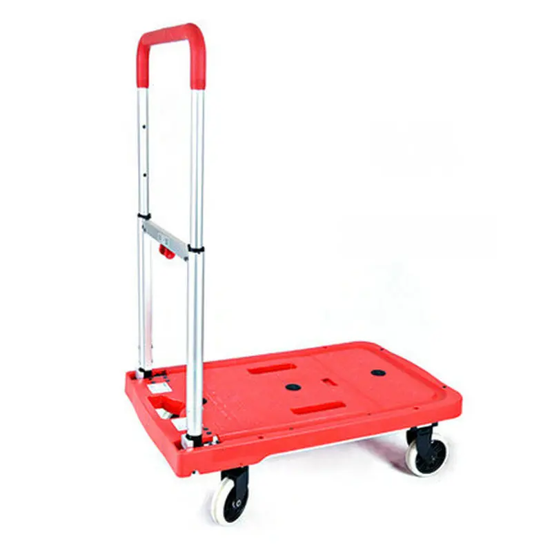 Carro plegable de carga con cuatro ruedas – Portátil y resistente - imagen 3