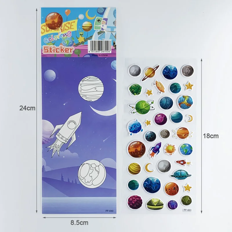 Pegatinas 3D Foam Espacio para niños - imagen 5