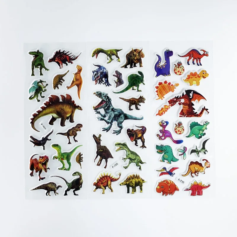 Pegatinas de dinosaurios para niños – adhesivos impermeables - imagen 5