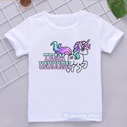 Camiseta unicornio para niña - Estilo urbano