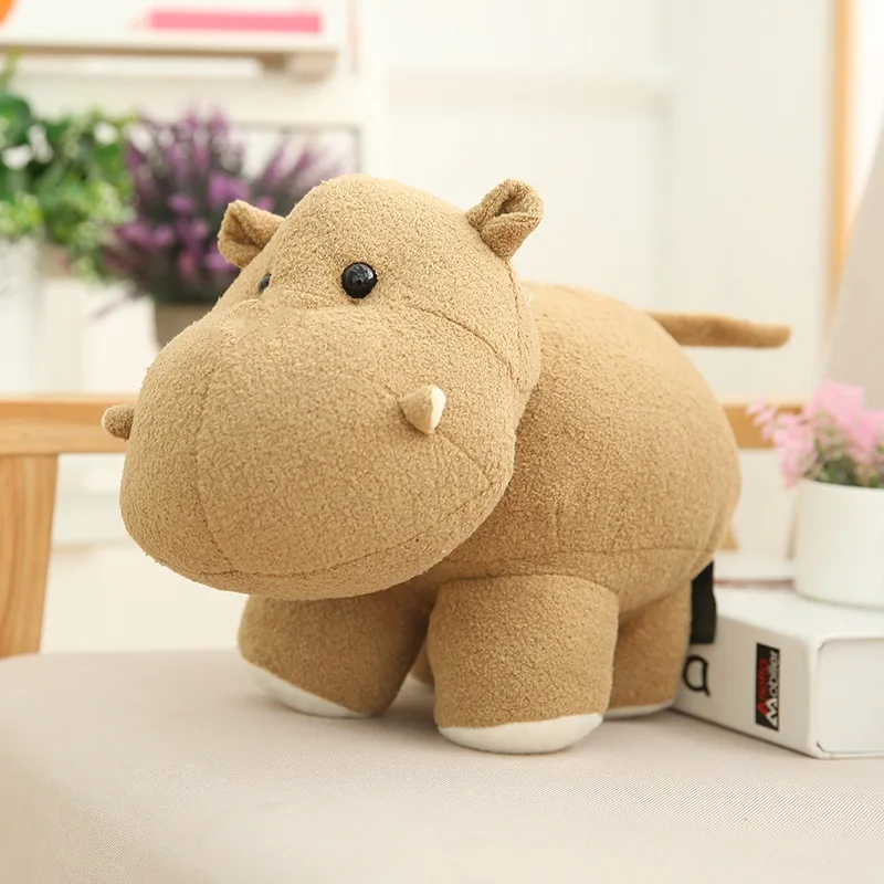 Peluche suave de hipopótamo para niños, juguete de felpa - imagen 2