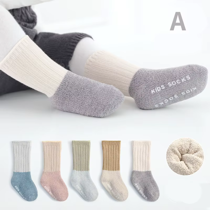 Calcetines antideslizantes para bebé de algodón Terry - imagen 4
