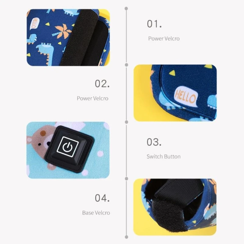 Luz indicadora y niveles de temperatura