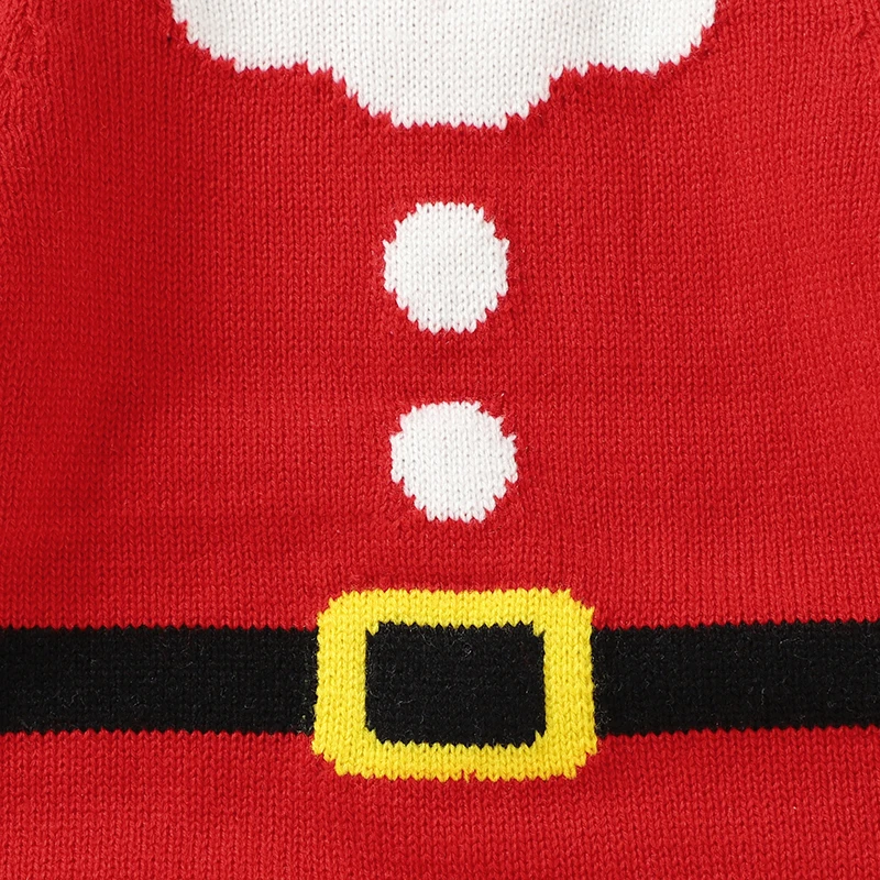 Pelele de punto invierno para bebé – Motivo Santa Claus - imagen 4