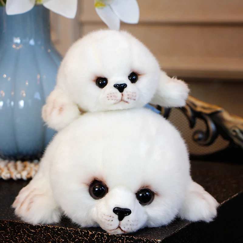 Detalle del peluche y el diseño del animal marino