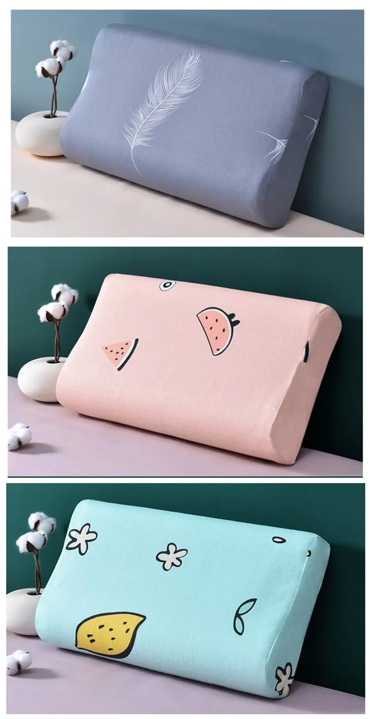 Funda de almohada azul con dinosaurios