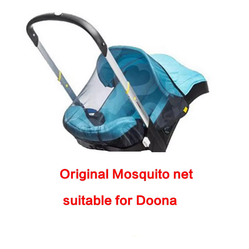 Mosquitera negra sobre cochecito Donna/Doona