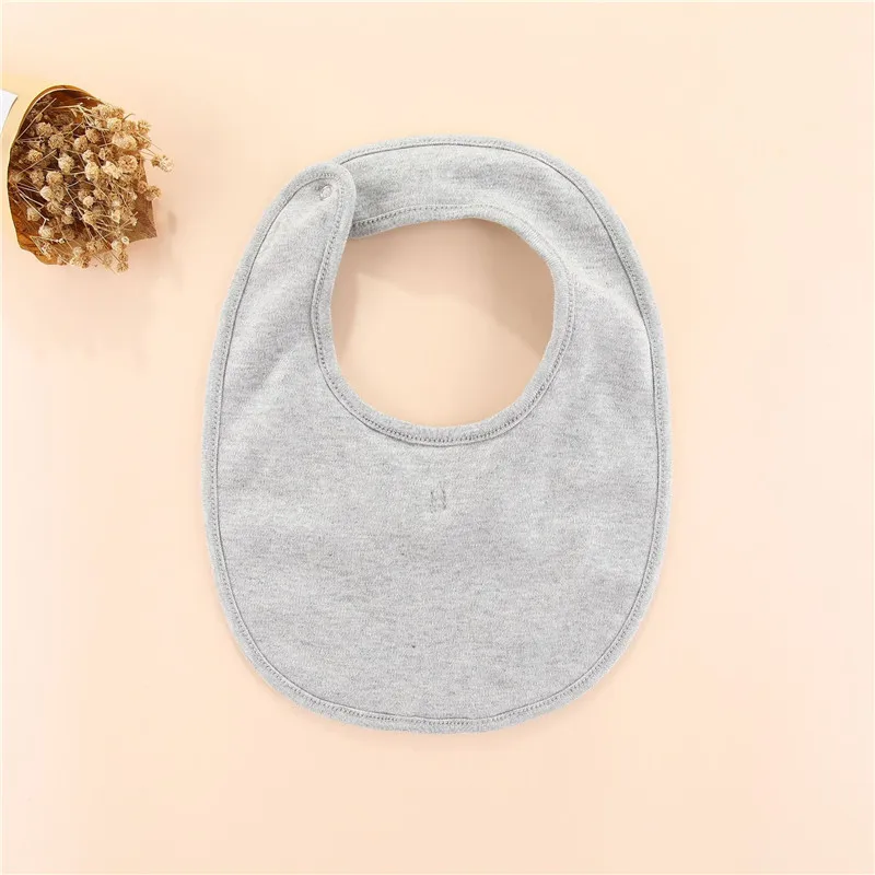 Babero de algodón con lazo para bebé – Diseño princesa suave - imagen 4