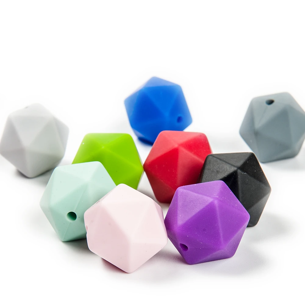 Cute-Idea Cuentas de silicona para collar dentición - imagen 2