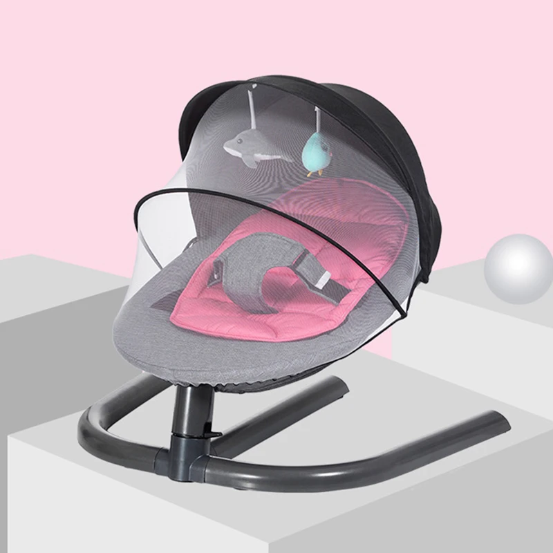 Sillón mecedora eléctrico para bebé con cuna y balanceo