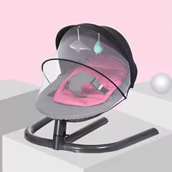 Sillón mecedora eléctrico para bebé con cuna y balanceo
