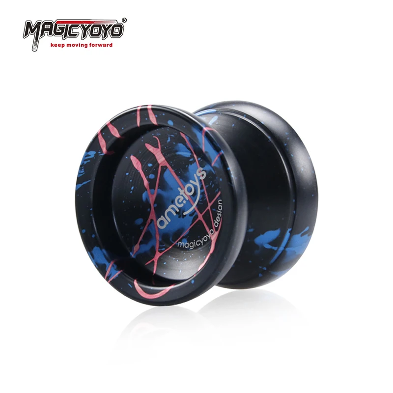 MAGICYOYO T5 Yoyó profesional de aleación de aluminio – Azul zafiro - imagen 4