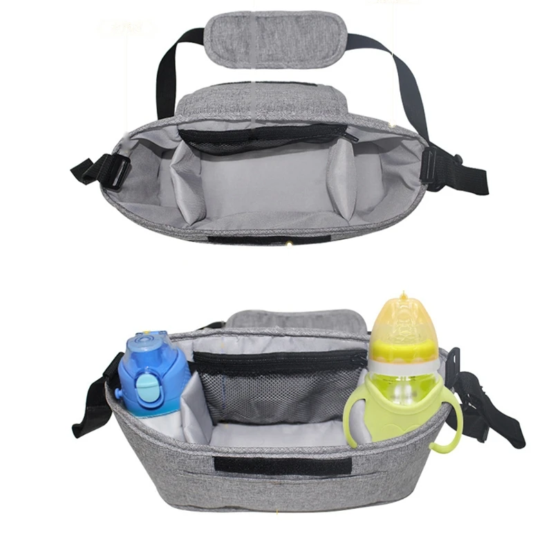 Organizador para cochecito con bolsillo térmico – Impermeable - imagen 4