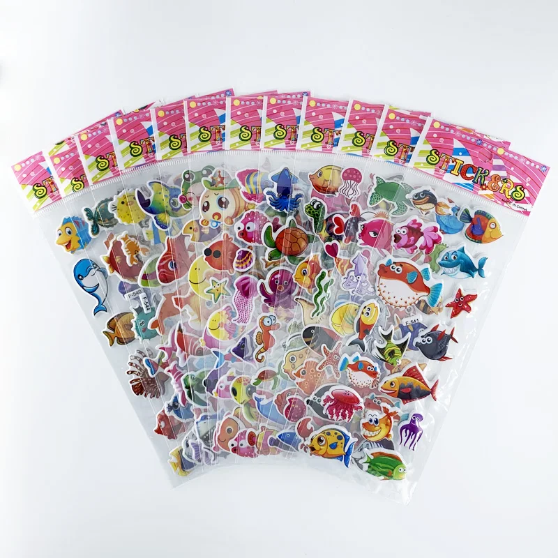 Pack de 12 hojas de pegatinas