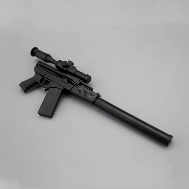 Kit montaje rifle asalto plástico para soldaditos infantiles