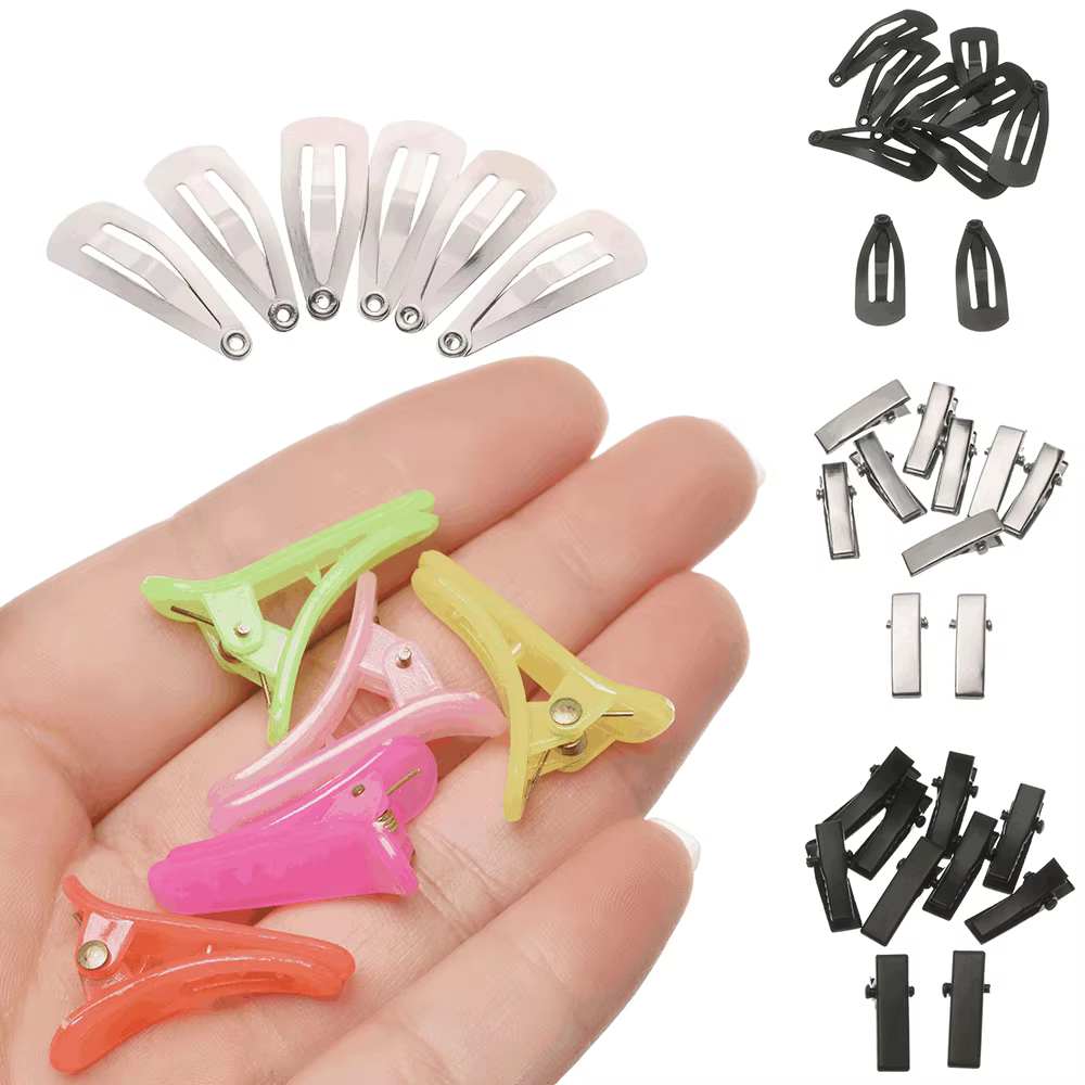 Mini clips metálicos para pelo infantil - Accesorio DIY - imagen 3