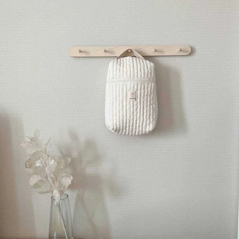 Bolsa de pañales algodón para mamá – Estilo informal coreano - imagen 5
