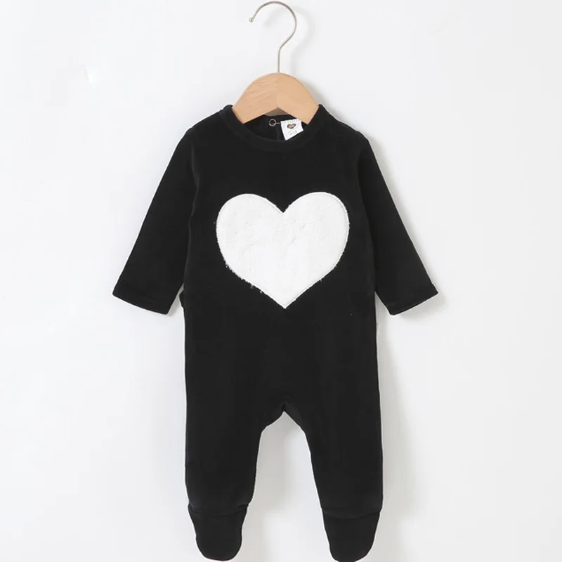 Pelele manga larga para bebé unisex – Estampado corazones y estrellas - imagen 2