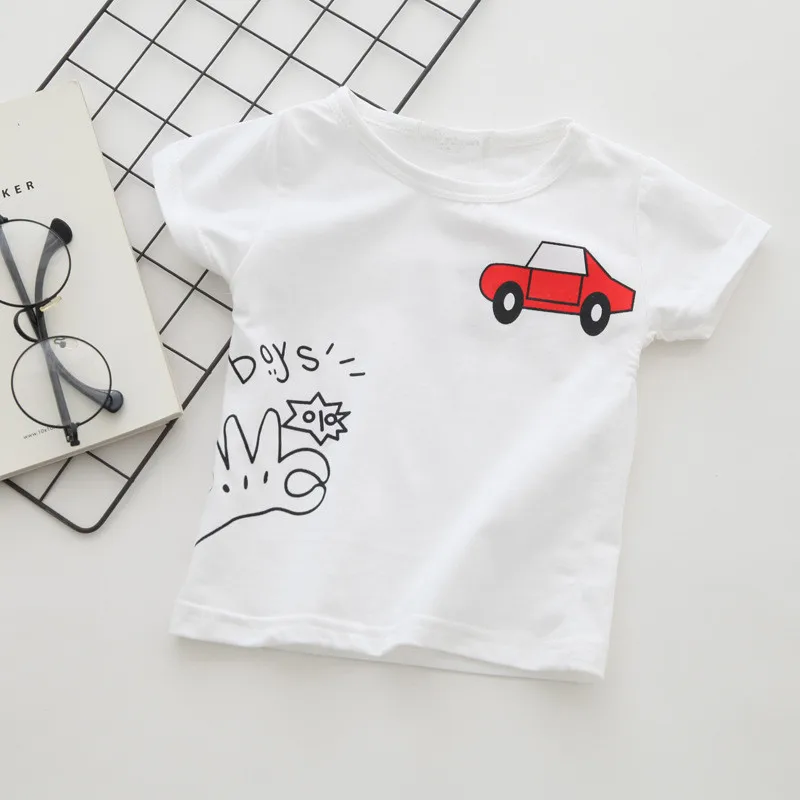 Camiseta algodón orgánico bebé niño manga corta suave y fresca - imagen 2