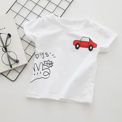 Camiseta algodón orgánico bebé niño manga corta suave y fresca