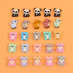 Kovict cuentas de silicona con forma de animales para niños
