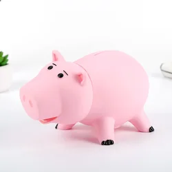 Hucha Hamm infantil de cerdito rosa estilo Toy Story de PVC plástico