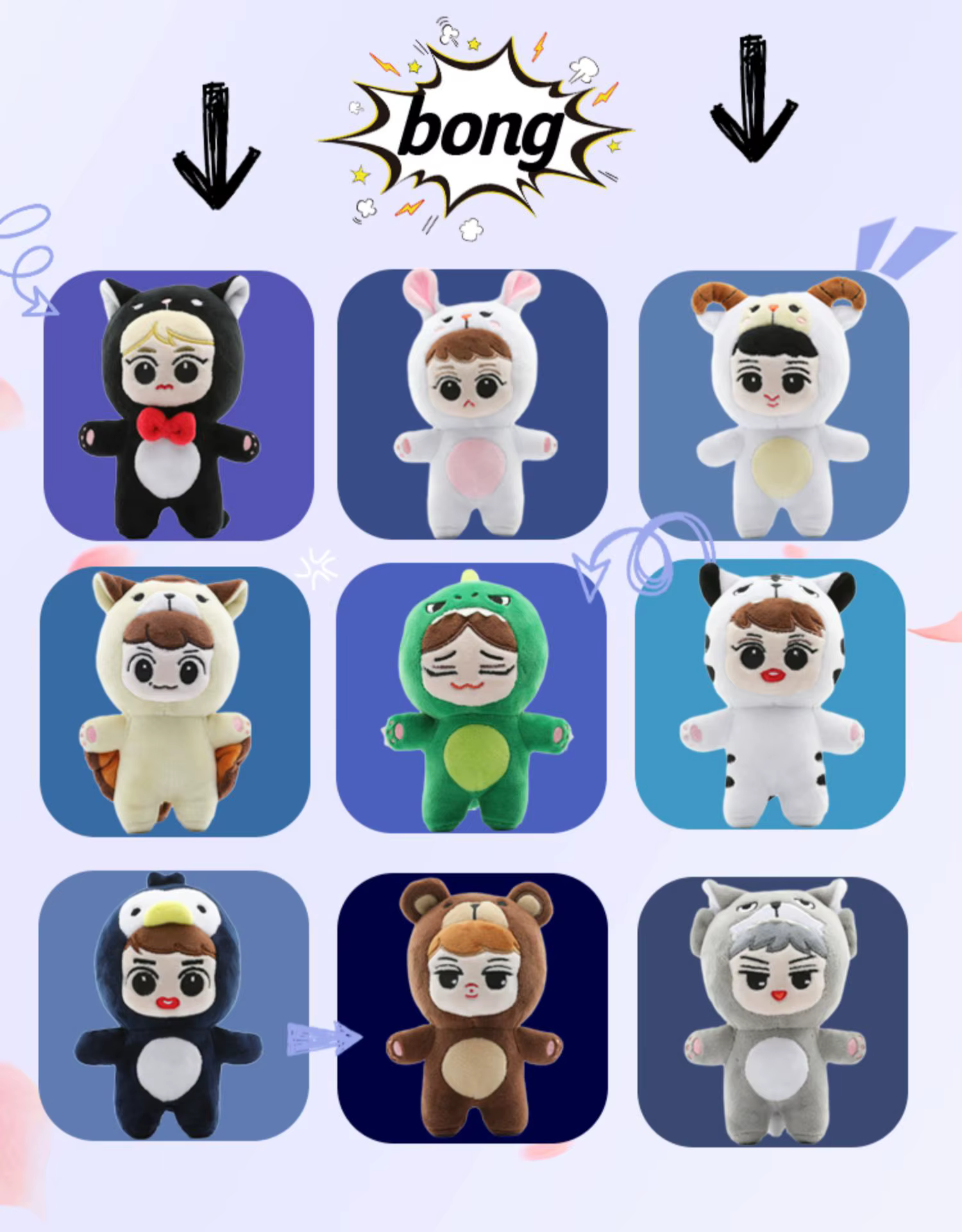 Muñeco EXO Baekhyun peluche koleksi