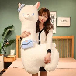 Peluche alpaca tierno en cojín suave infantil