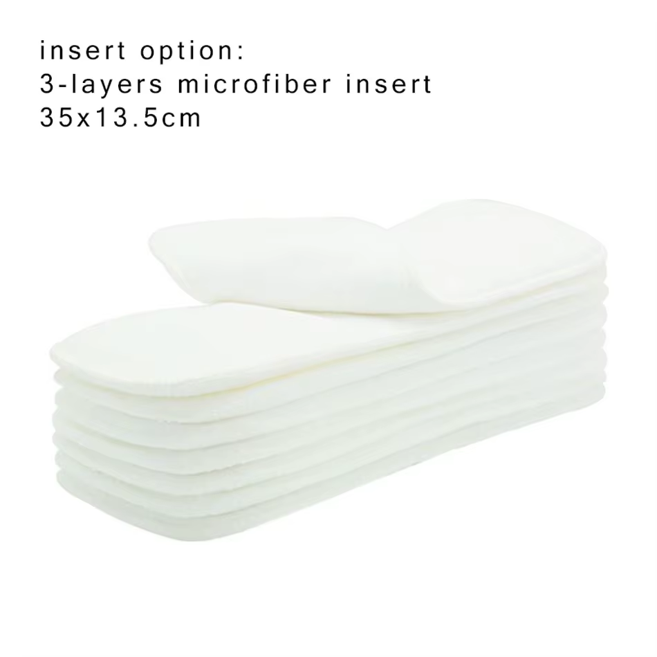 HappyFlute Insertos microfibra pañales tela – Alta absorción bebé - imagen 2