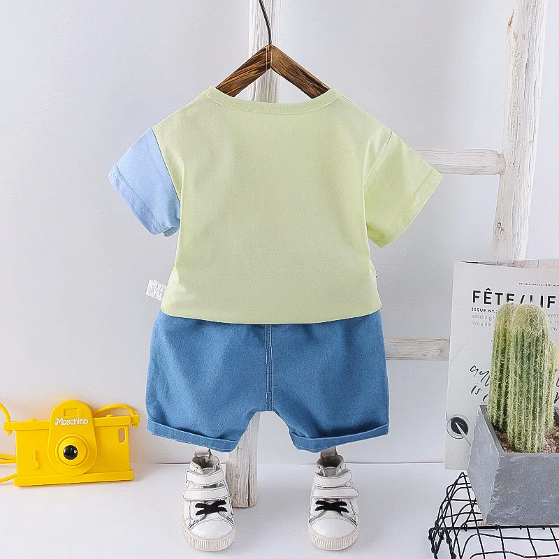 Conjunto bebé niña de camiseta y pantalón corto estampado verano - imagen 5