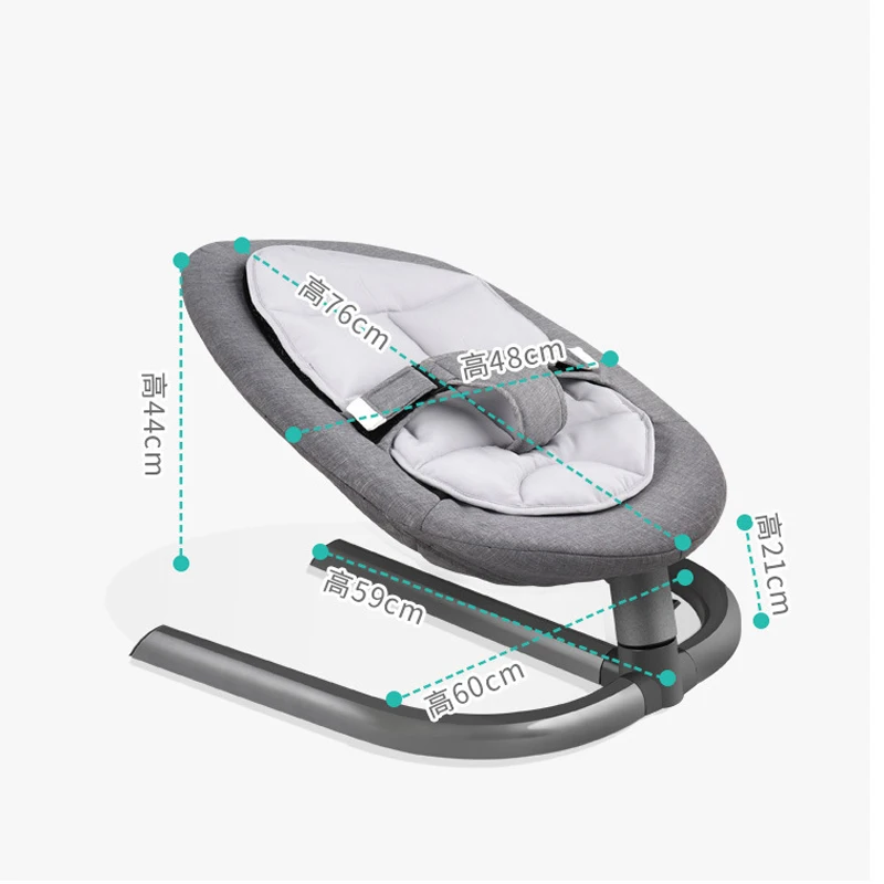Sillón mecedora eléctrico para bebé con cuna y balanceo - imagen 2
