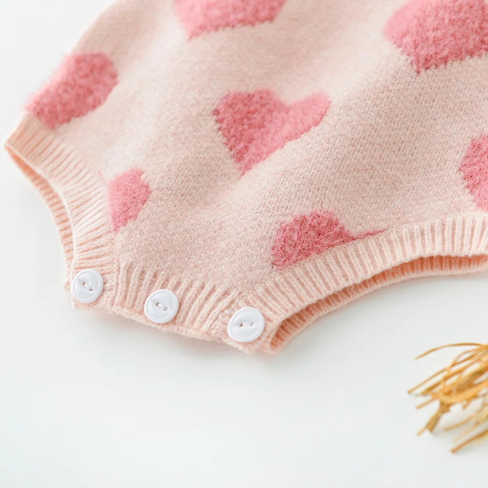MILANCEL Conjunto bebé punto con corazón - Ropa recién nacido - imagen 5