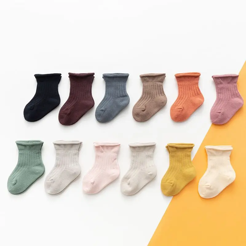 Calcetines de algodón peinado para bebé – Suaves y cómodos