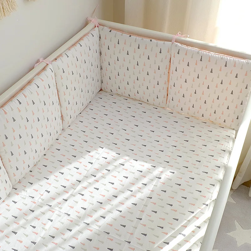 Protector de cuna lavable para bebé - parachoques de seguridad - imagen 3