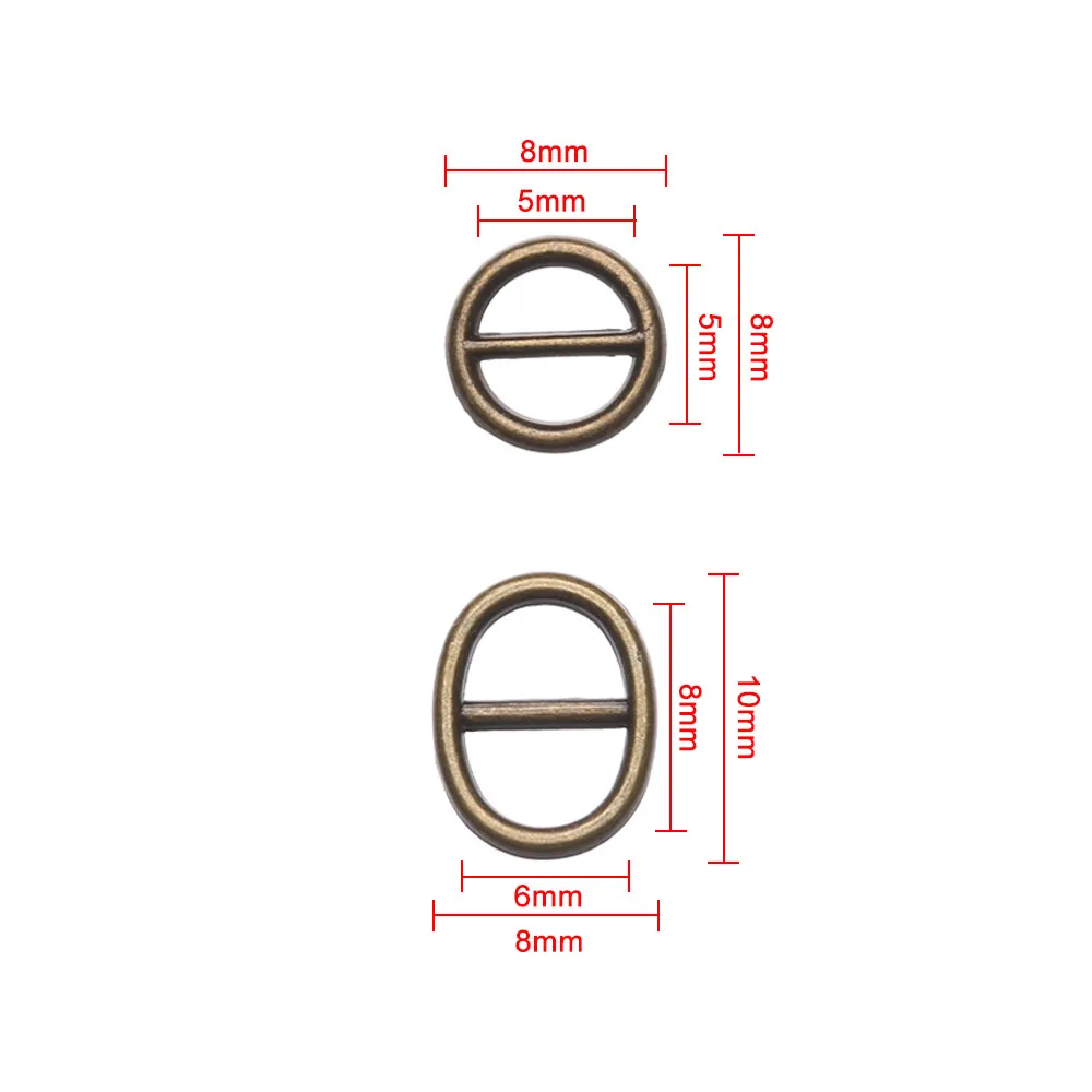 Hebillas tri-glide mini para manualidades de muñecas y ropa - imagen 3